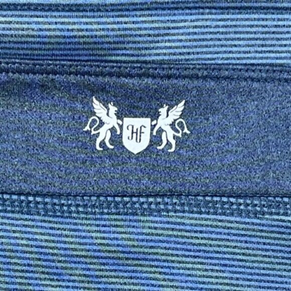Hickey Freeman NWT New York Mens Golf Vest Denim Blue 1/4 Zip Size Medium $99.50 - Picture 9 of 12